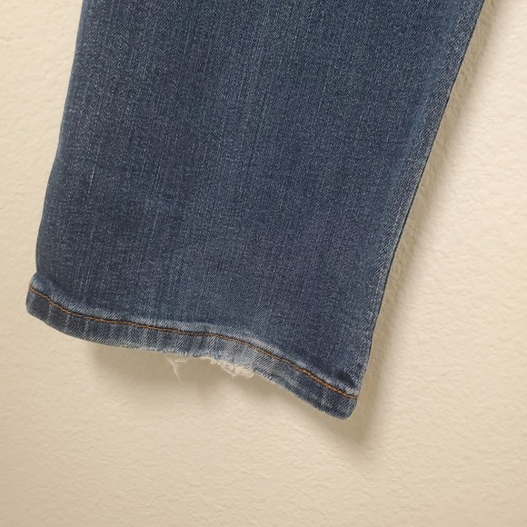 Levi's 518 Straight Leg Jeans in Blue Stretch Denim Size 9 - Picture 6 of 14